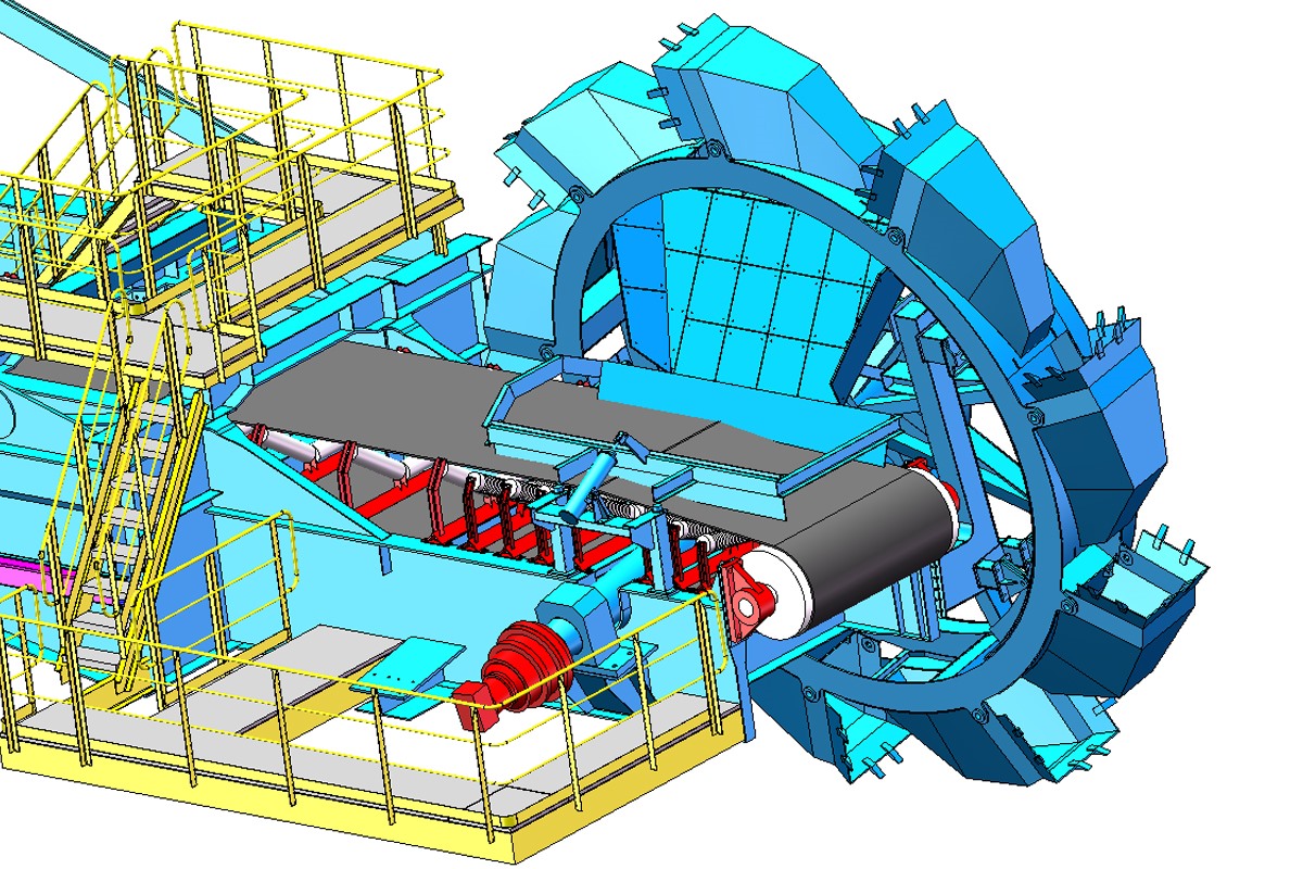 Boom Type BucketWheel Stacker Reclaimer Çukurova Mühendislik