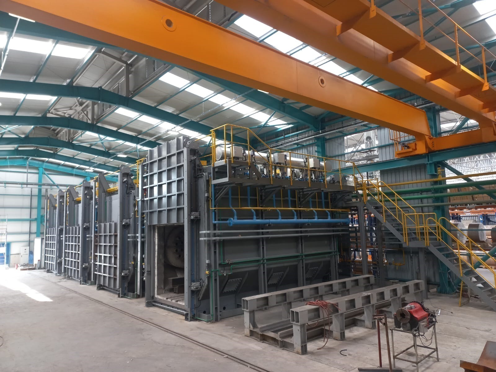 4 Sets Of Aluminium Coil / Foil Annealing Furnaces Manufacturing - Assembly Job 